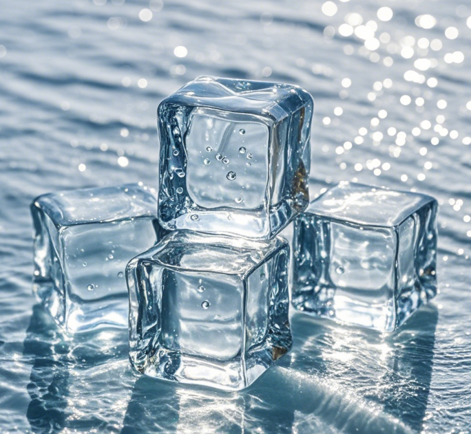 冰块形成与脱落‌